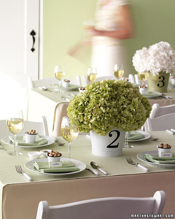 Or maybe keep it simple with rustic vases that double as table numbers