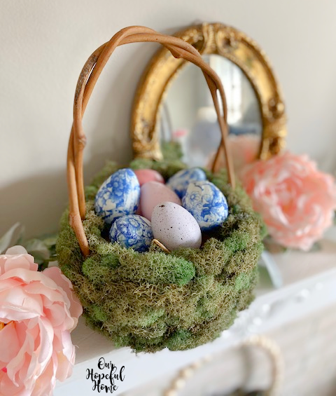 shabby chic Easter decor