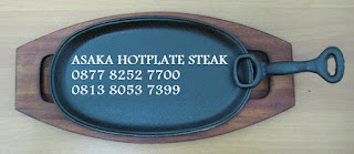Hotplate Steak Oval Alur,steak hotplate,  hot plate steak murah,  beli hot plate steak,  hotplate steak ,  jual hotplate steak murah,  hot plate sapi,  beli piring steak,  wadah steak,  harga piring hot plate, hot plate steak 