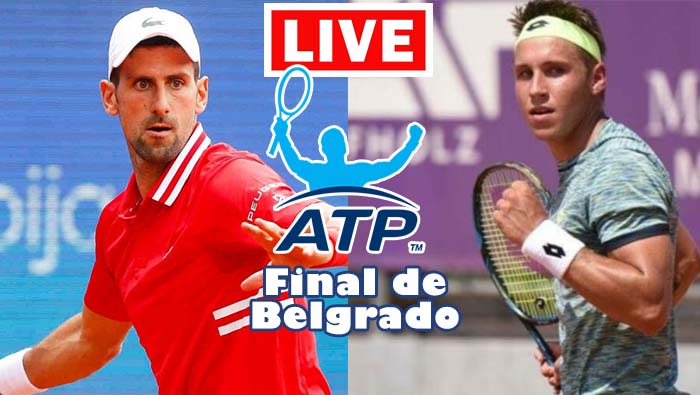 Novak Djokovic vs. Alex Molcan EN VIVO Final de la ATP de Belgrado 2.