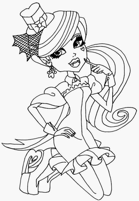 Monster High coloring pages coloring.filminspector.com