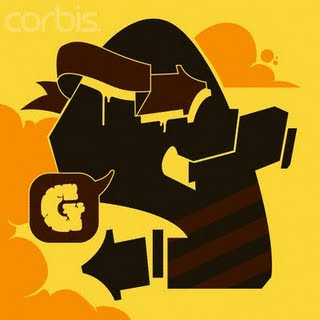 Graffiti Alphabet Letter G Brown Color Fonts