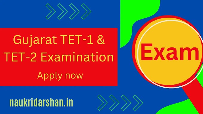Gujarat TET 1 & TET 2 notification and exam detail