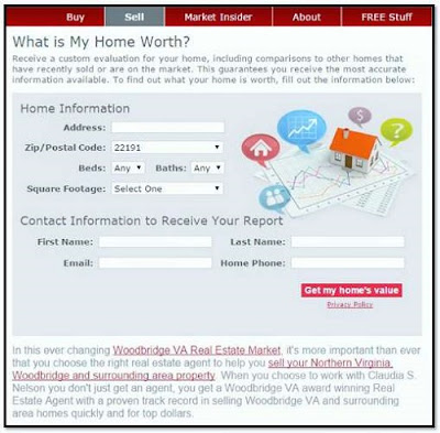 Instant Search to find out your home value, Sell Your Home Fast, Woodbridge VA