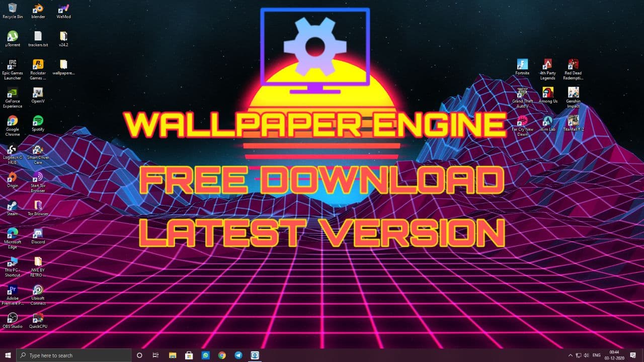 WALLPAPER ENGINE FREE DOWNLOAD LATEST VERSION UNLIMITED WALLPAPERS