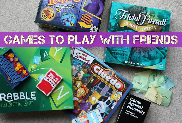 Games to play with friends and family - board games activity