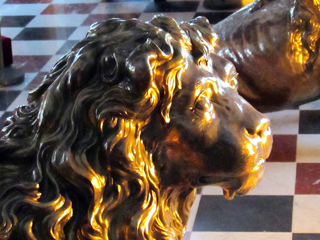 Lion in The Great Hall, Rosenborg Slot, Copenhagen