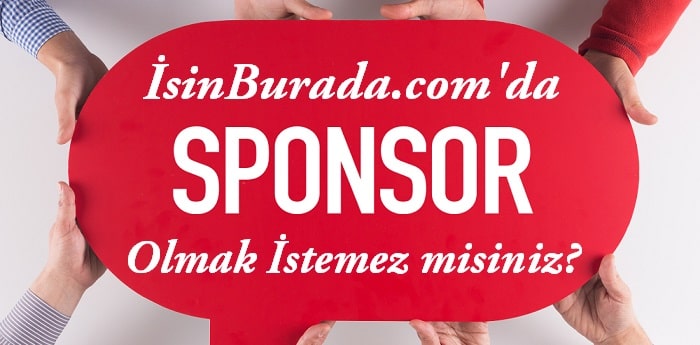 Sponsor Olma Hizmeti