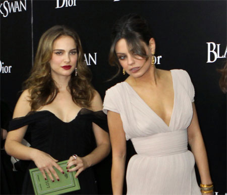 mila kunis natalie portman. Judging from her face, Natalie