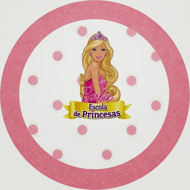 Barbie Princess School Toppers or Free Printable Candy Bar Labels.