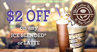 Free Printable Coffee Bean & Tea Leaf Coupons