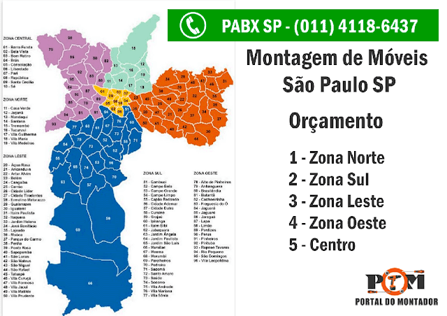 Orçamento Montagem de Móveis São Paulo SP 011 4118-6437