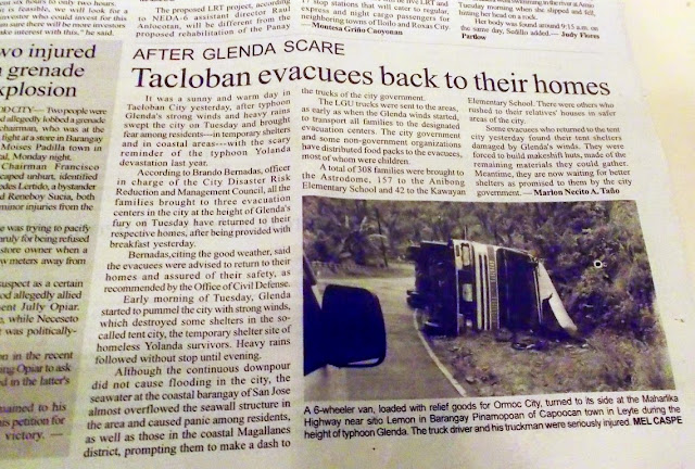 erroneous misleading sensationalist photo caption in The Freeman - a Visayas newspaper