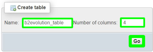 naming database table