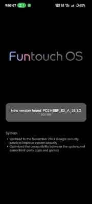 iQoo Z5 November 2023 security update: What's New