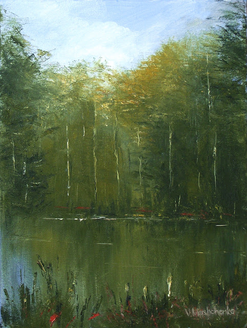 Forest lake & Vitaliy Mashchenko