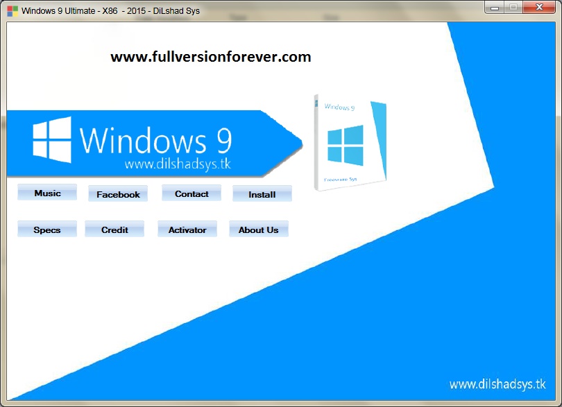 Windows 9 Ultimate 2015 free download full Bootable ISO