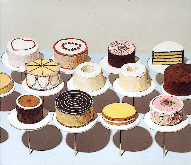 Wayne Thiebaud cakes art