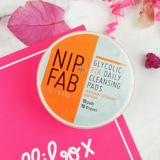 Lovelaughslipstick Blog - Review of February 2017's Dollibox Subscription Box Nip+Fab Daily Glycolic Fix Cleansing Pads