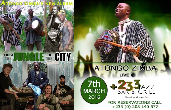 Ghana: Atongo Zimba makes first stop @ +233 jazz Bar