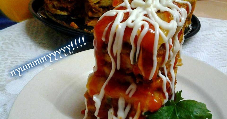 Dapur Chomey Aleen Aireish: LASAGNA ROTI BAKAR VERSI ALEEN