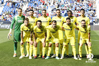 VILLARREAL C. F. - Temporada 2018-19 - Sergio Asenjo, Álvaro, Mario Gaspar, Víctor Ruiz, Toko Ekambi y Gerard Moreno; Raba, Manuel Morlanes, Manu Trigueros, Jaume Costa y Miguel Layún. C. D. LEGANÉS 0 VILLARREAL C. F. 1 (Carlos Bacca). 16/09/2018. Campeonato de Liga de 1ª División, jornada 4. Leganés, Madrid, estadio de Butarque.