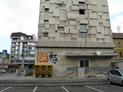 Erdély, Vasile Mitrea, Le Corbuisier, modernizmus, Ceausescu, brutalism, brutalista, béton brut, raw concrete, építészet, brutalizmus, architecture, Cluj, Telefonpalota