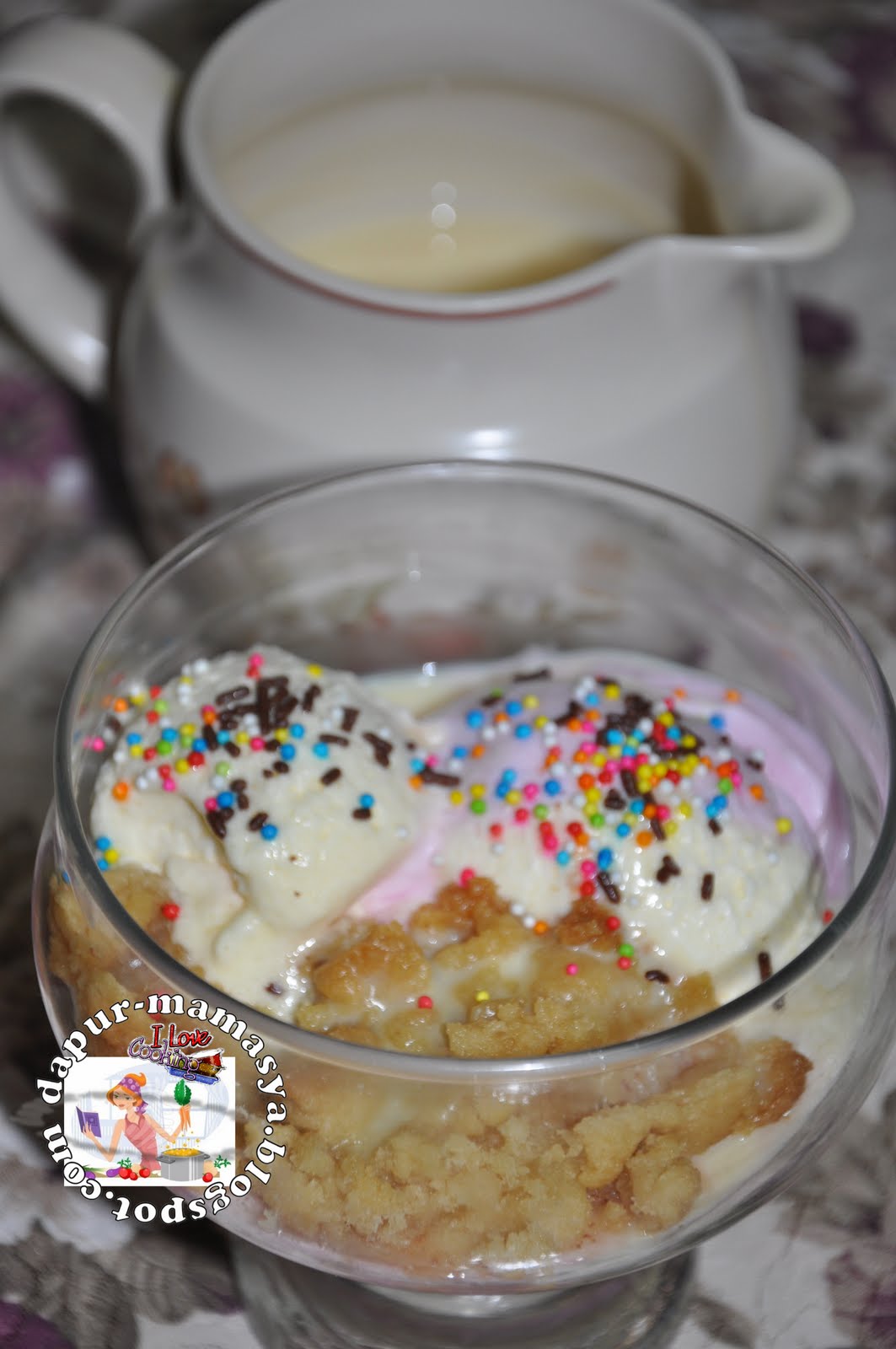 Dapur Mamasya: Apple Crumble With Ice Cream