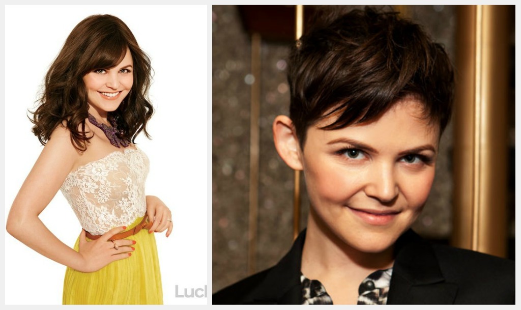 ginnifer goodwin short haircut. How cute is her short hair?