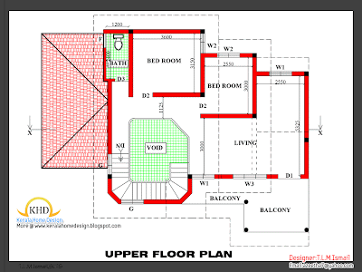 210 square Meter (2266 Sq. Ft) home plan - June 2011