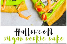 Halloween Sugar Cookie Cake Recipe