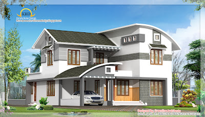 Contemporary Villa design - 234 square meter (2515 Sq.Ft.) - November 2011