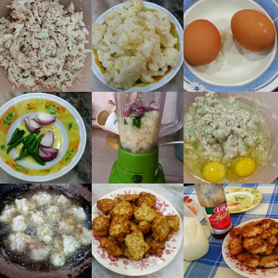 Fify Firdausi: Nugget Ayam Tanpa Tepung (stail diet atkins 