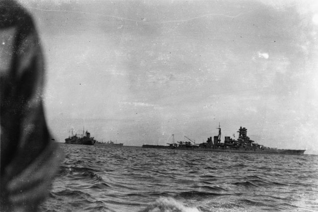 Battleship Kirishima in Kido Butai, 2 April 1942 worldwartwo.filminspector.com