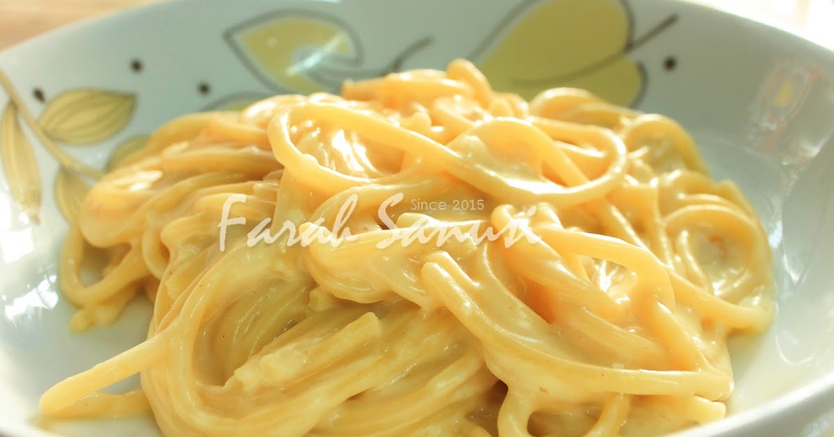 Resepi Spaghetti Carbonara Tanpa Sos Prego ~ Blog Farah Sanusi