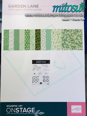 Garden Lane Suite NEW Stampin' Up! Products #onstage2019 Display Board from Mitosu Crafts UK