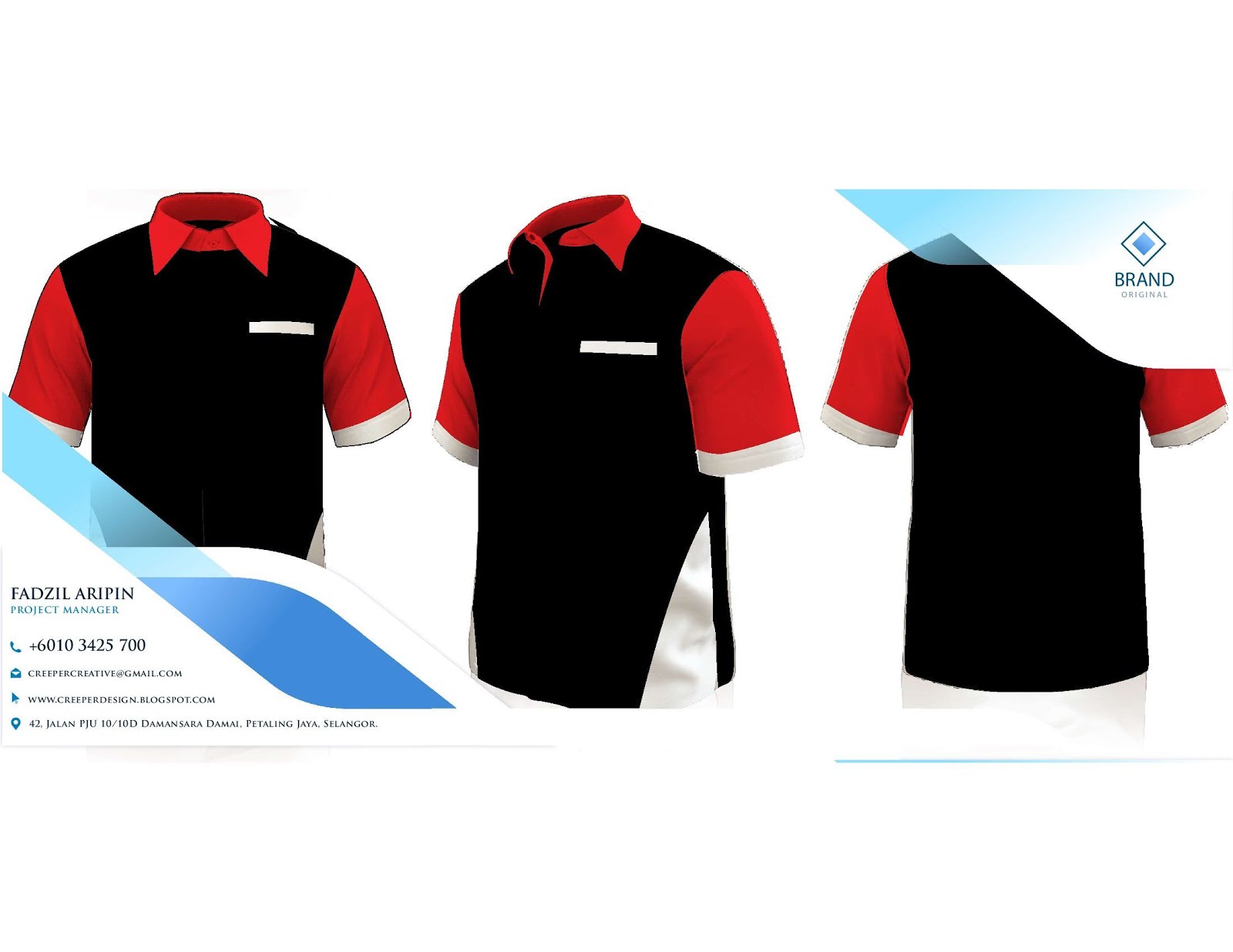 Uniform design  Baju  Kaos Oblong Polos 