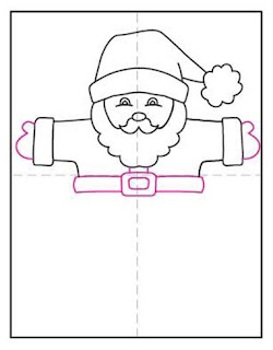 تعاليم طريقة رسم بابا نويل
