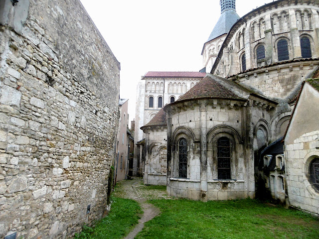 Apse of the church in the Clunaic priory, La Charite sur Loire, Nievre, France. Photo by Loire Valley Time Travel.