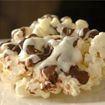 Rocky road popcorn recipe