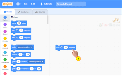 Menggerakkan Sprite Berputar - Tutor.Okeguru.Com