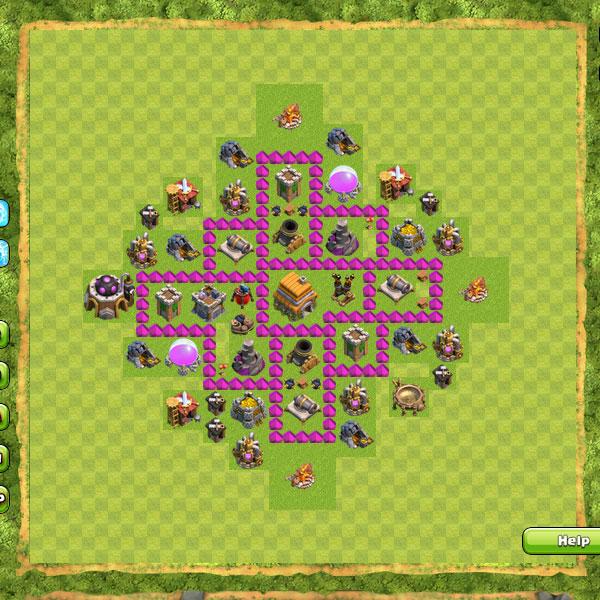 Base WAR Town Hall 6-10 Terbaik Di CLASH OF CLANS.