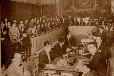 Simultáneas de ajedrez a cargo de Plàcid Soler en 1934