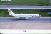 Japan Airlines Postcard: JAL 767. Posted by Paul Choong at 4:48 PM (appc jal )