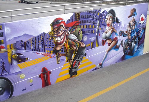 cool graffiti artwork. Graffiti Art : 3D People