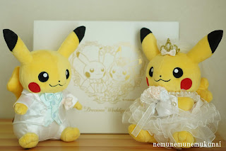 ウェディングピカチュウぬいぐるみ Wedding Pikachu plushes