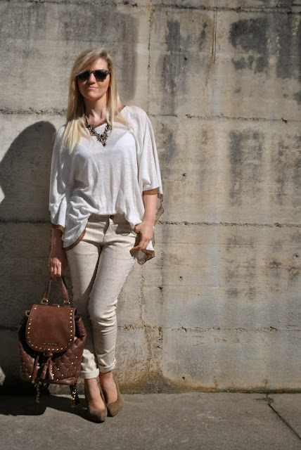 outfit beige abbinamenti beige come abbinare il beige mariafelicia magno fashion blogger colorblock by felym fashion blog italiani fashion blogger italiane blogger di moda blog di moda how to wear beige outfit primaverili outfit maggio 2015 spring outfit maglia fattori abbigliamento maglia kimono fattori abbigliamento fattori abbigliamento kimono shirt 