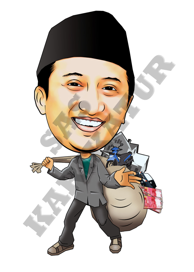  Gambar  Pesan Karikatur Murah Ustadz Yusuf Mansur Gambar  