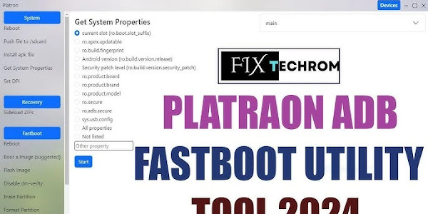 Platron ADB Fast boot Utility Tool For Windows (2024)