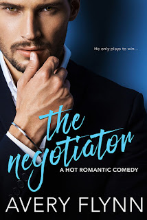 romance novel covers, contemporary romance, The Negotiator by Avery Flynn